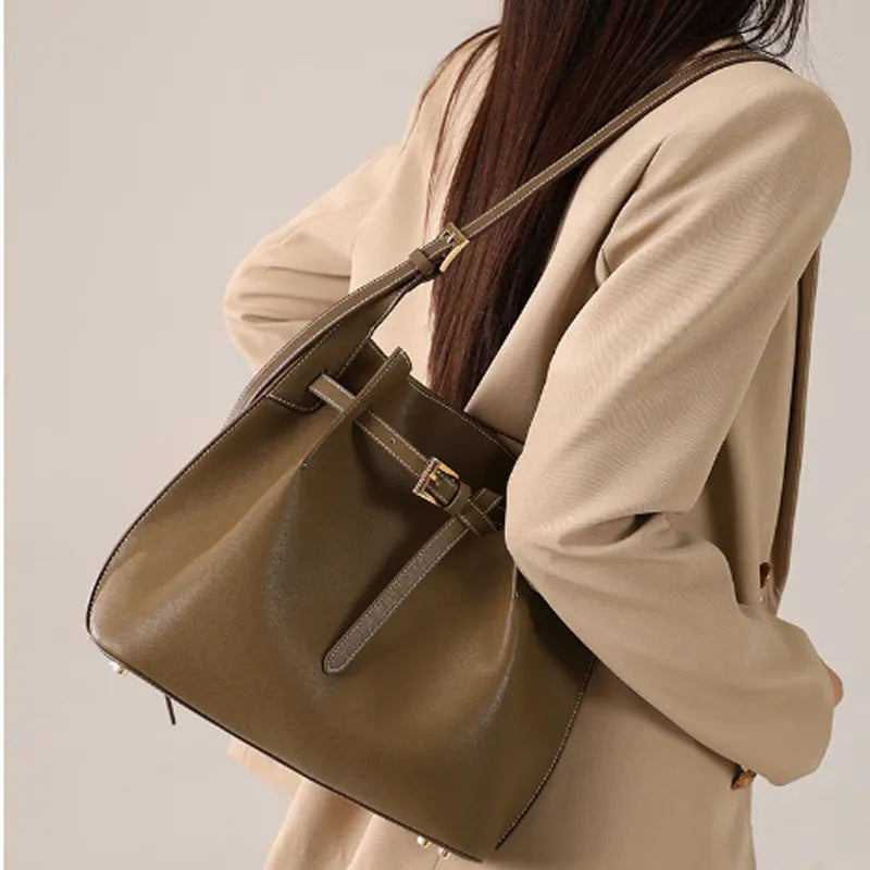 Genuine leather women's bag