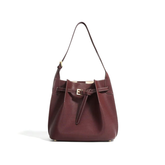luxury genuine leather women's shoulder bag