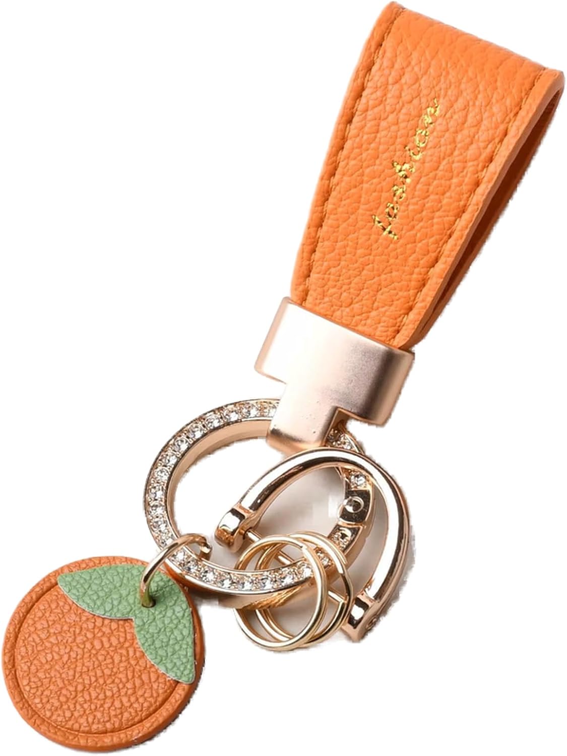 Car Key Pendant Colorful Keychain PU Leather Metal Car Key Chain