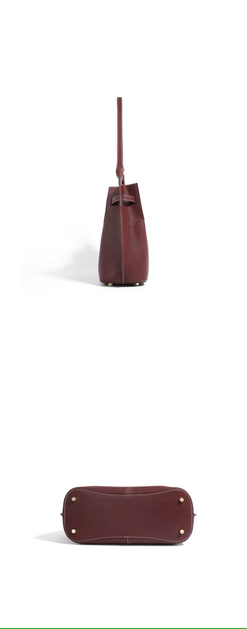 luxury genuine leather women's shoulder bag